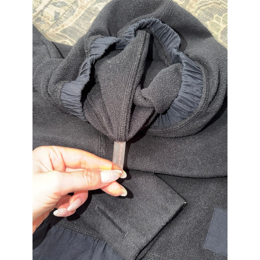 FP Movement Free People Black Fleece Hoodie Sweatshirt - Picture 3 of 4